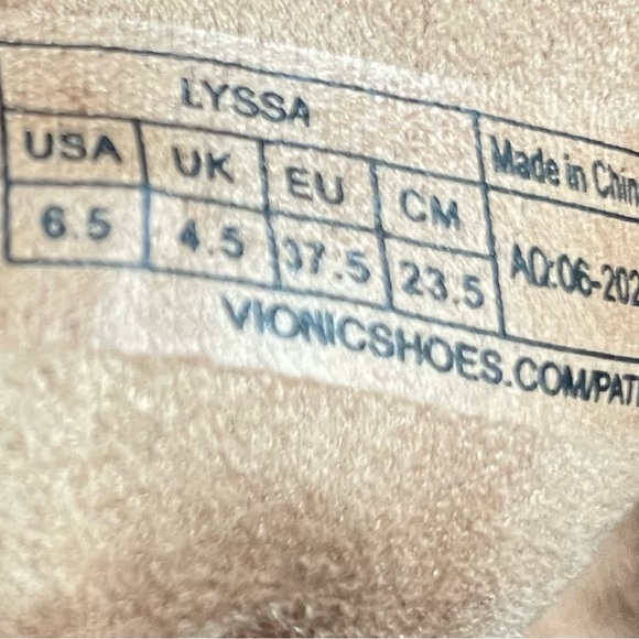 VIONIC LYSSA ANKLE BOOT SIZE 6.5. - Picture 12 of 12